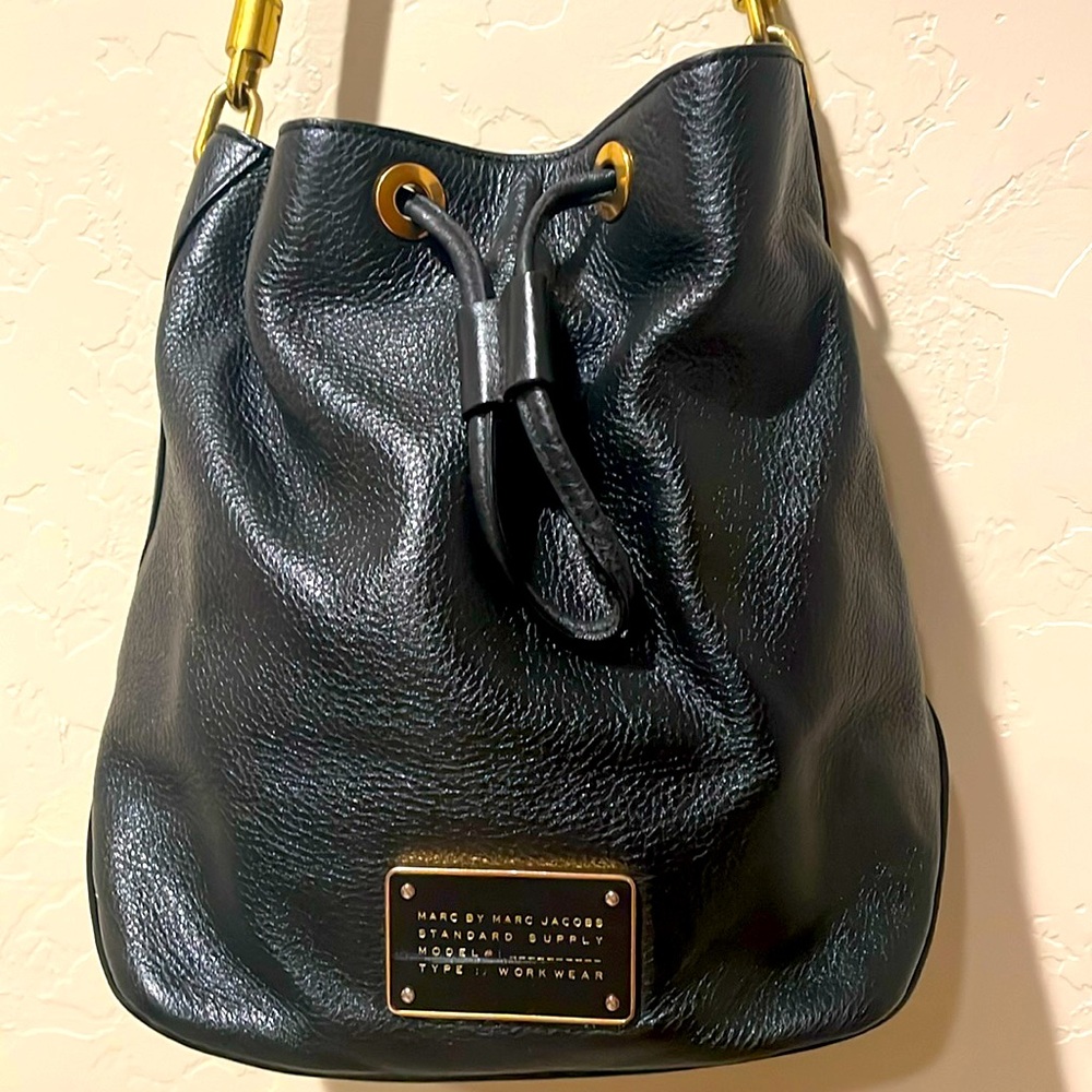 Marc,by Marc Jacob’s,black bucket bag.